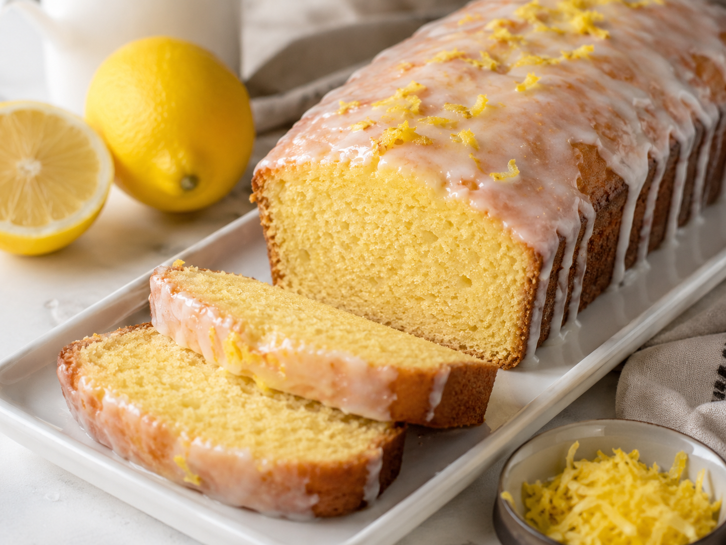 Lemon pound cake